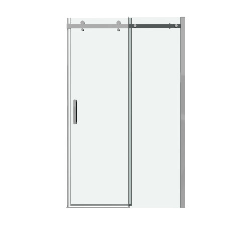 Дверь в нишу Grossman Classic 100.K33.04.100.10.00 (100х195) хром,стекло прозрачное,раздвижная