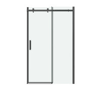 Дверь в нишу Grossman Classic 100.K33.04.100.42.00 (100х195) графит сатин,стекло прозрачное,раздвижная