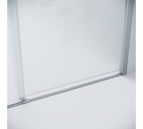 Дверь в нишу Grossman Style 100.K33.05.100.10.02 (100х195) хром,стекло шиншилла,раздвижная