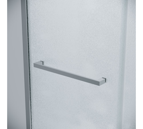 Дверь в нишу Grossman Style 100.K33.05.100.10.02 (100х195) хром,стекло шиншилла,раздвижная