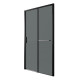 Дверь в нишу Grossman Style 100.K33.05.100.21.10 (100х195) черный матовый,стекло тонированное,раздвижная