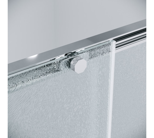 Душевое ограждение Grossman Style 100.K33.05.110.10.02-200.K33.05.70.10.02 (110х70х195) раздвижная(левая),хром,стекло шиншилла