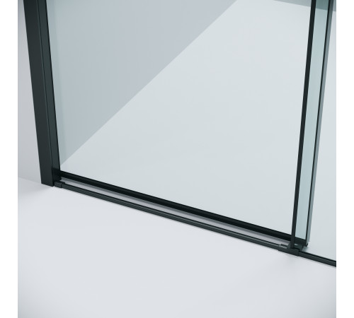 Душевое ограждение Grossman Style 100.K33.05.100.21.00-200.K33.05.80.21.00 (100х80х195) раздвижная,черный матовый,стекло прозрачное