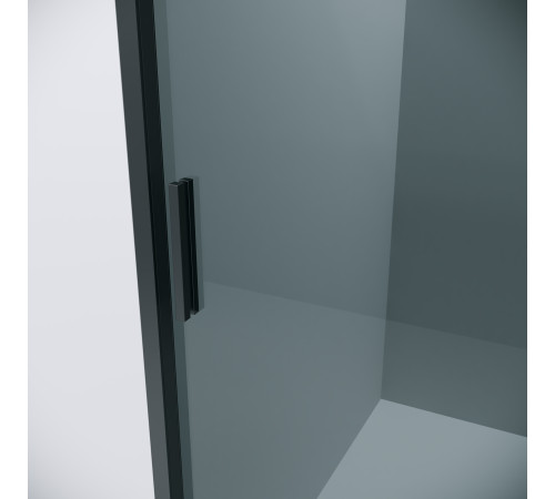 Душевое ограждение Grossman Style 100.K33.05.130.21.10-200.K33.05.80.21.10 (130х80х195) раздвижная,черный матовый,стекло тонированное