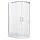Душевое ограждение Grossman Galaxy GR-4110L (110х80х190) прямоугольник-асимметрия,раздвижная