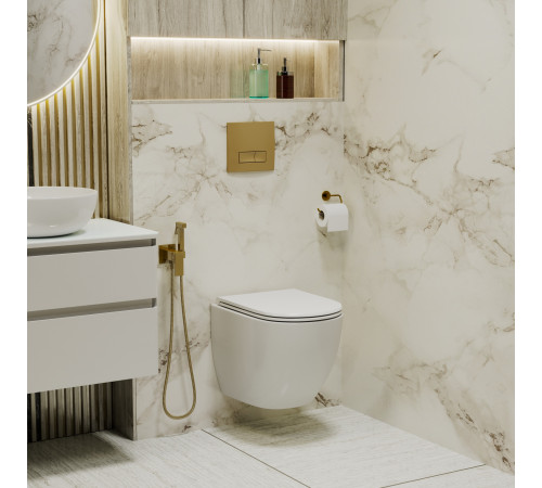 Клавиша смыва Grossman Classic 800.T1.04.310.310 золото матовый