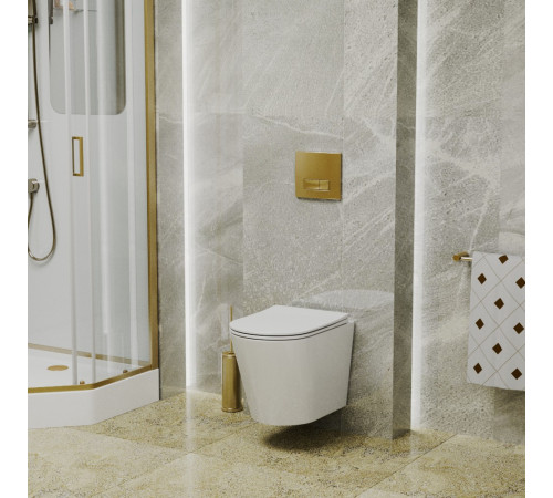 Клавиша смыва Grossman Classic 800.T1.04.310.310 золото матовый