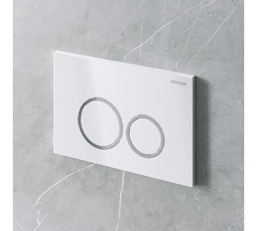 Клавиша смыва Grossman Galaxy 700.K31.01.000.000 белая глянцевая