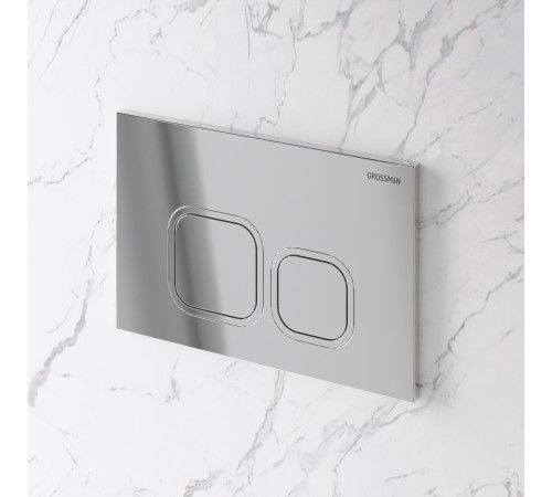 Клавиша смыва Grossman Cosmo 700.K31.02.100.100 хром глянцевый