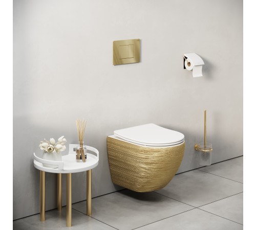 Клавиша смыва Grossman Classic 700.K31.04.32M.32M золото сатиновый