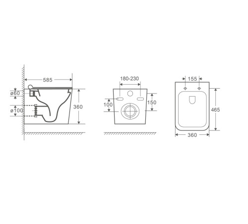 Комплект 3 в 1: Grossman инсталляция 900.K31.01.000+клавиша 700.K31.01.000.000 белый+унитаз GR-4414S