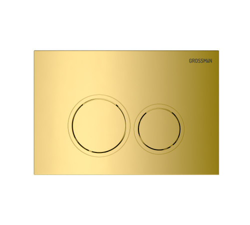 Комплект 3 в 1: Grossman инсталляция 900.K31.01.000+клавиша 700.K31.01.300.300 золото глянцевый+унитаз GR-4414S