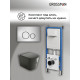 Комплект 3 в 1: Grossman инсталляция 900.K31.01.000+клавиша 700.K31.05.12M.12M хром сатиновый+унитаз GR-4441BMS