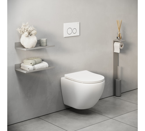 Комплект 3 в 1: Grossman инсталляция 900.K31.01.000+клавиша 700.K31.01.000.000 белый+унитаз GR-4455S