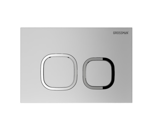 Комплект 3 в 1: Grossman инсталляция 900.K31.01.000+клавиша 700.K31.02.110.110 хром матовый+унитаз GR-4455S