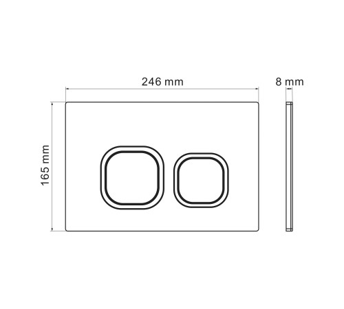 Комплект 3 в 1: Grossman инсталляция 900.K31.01.000+клавиша 700.K31.02.110.110 хром матовый+унитаз GR-4455S