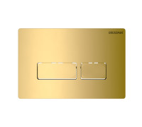 Клавиша смыва Grossman Pragma 700.K31.03.300.300 золото глянцевый