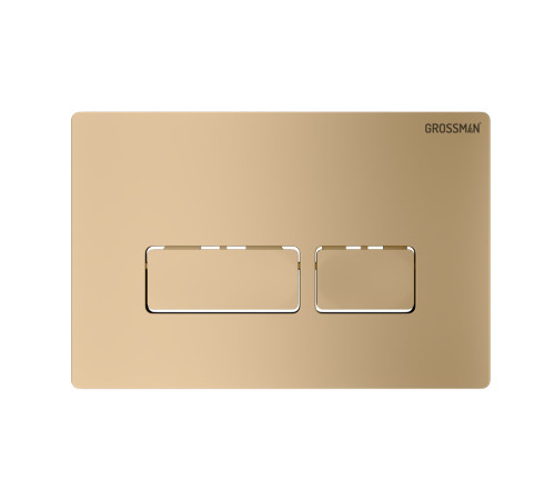 Комплект 3 в 1: Grossman инсталляция 900.K31.01.000+клавиша 700.K31.03.310.310 золото матовый+унитаз GR-4455SQ