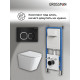 Комплект 3 в 1: Grossman инсталляция 900.K31.01.000+клавиша 700.K31.02.210.210 черный матовый+унитаз GR-4479SQ