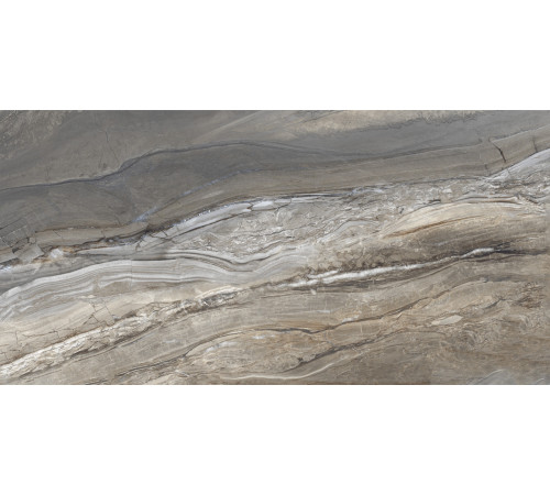 Керамогранит LCM 60120ARI18HG Argentina Taupe 60x120 коричневый суперполированный под мрамор