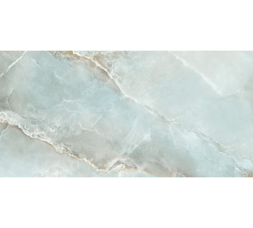 Керамогранит LCM 60120BLM16P Blumarin Lagoon 60x120 голубой полированный под оникс