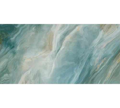 Керамогранит LCM 60120ILN55HG Illusion Flow 60x120 зеленый суперполированный под оникс