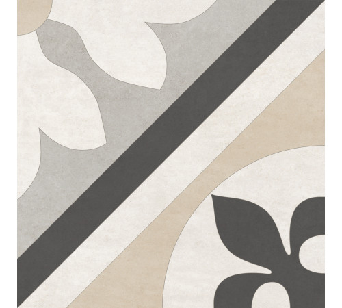 Керамогранит New Trend GP2020DGA99 Design Art Sante 20x20 микс матовый с орнаментом