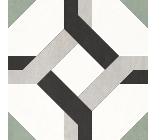 Керамогранит New Trend GP2020DNN04 Design Art Remo 20x20 микс матовый с орнаментом