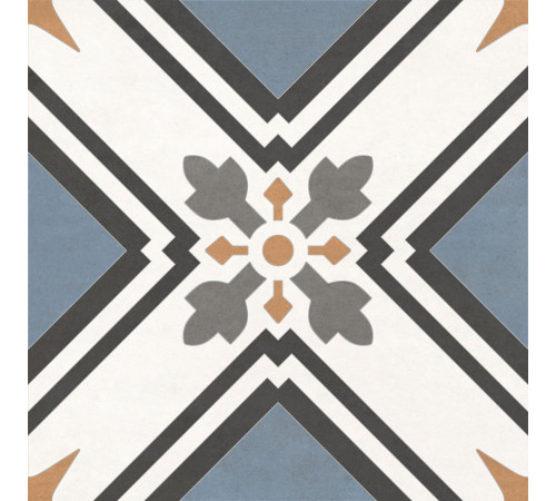 Керамогранит New Trend GP2020DNN23 Design Art Dante 20x20 микс матовый с орнаментом