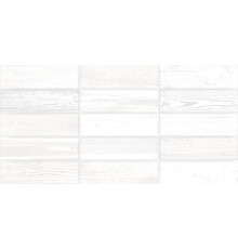 Настенная плитка New Trend WT36CON01 Congo 30x60 белая глянцевая под дерево / мозаику