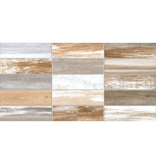 Настенная плитка New Trend WT36CON55 Congo Brick 30x60 серо-бежевая глянцевая под дерево / мозаику