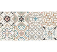 Настенная плитка New Trend WT36DST18 Design Art Mix 2 30x60 микс матовая с орнаментом / пэчворк