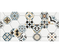 Настенная плитка New Trend WT36EDW55 Edelweiss Pattern 30x60 микс глянцевая моноколор / под мозаику / с орнаментом