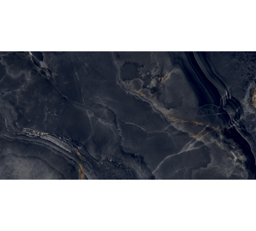 Interstellar Black Керамогранит чёрный 80х160 полированный