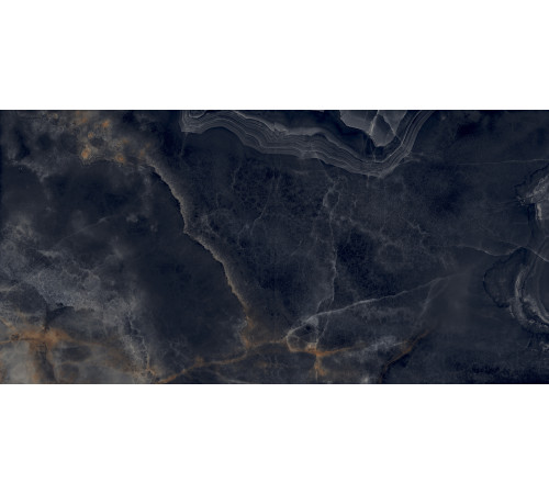 Interstellar Black Керамогранит чёрный 80х160 полированный