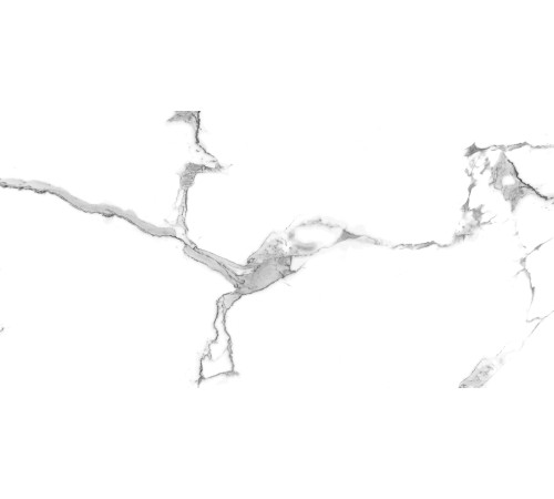 Statuario Crown Керамогранит белый 60x120 сатинированный