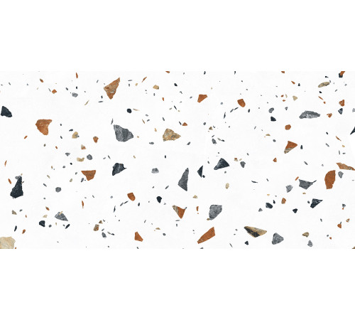 Terazzo Bianco Керамогранит цветной 60х120 матовый карвинг