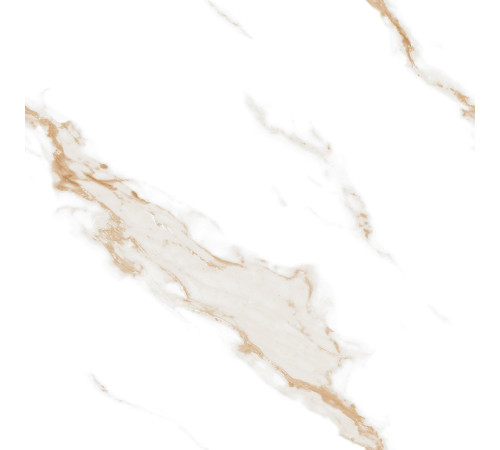 Calacatta Sharp Gold Керамогранит белый 60х60 Полированный