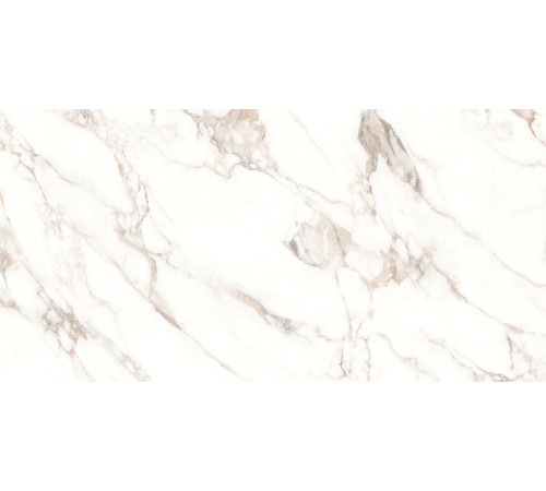 Statuario Ice Керамогранит белый 60х120 лаппатированный шайн