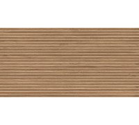 Wood Canarium Almond Stripes Керамогранит тёмно-бежевый 60х120 матовый карвинг