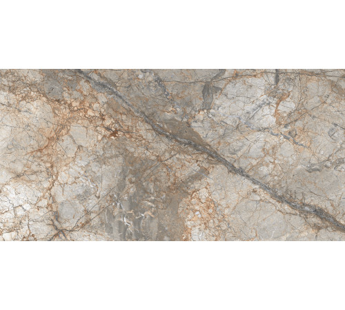 Spark Керамогранит коричневый 60х120 лаппатированный шайн