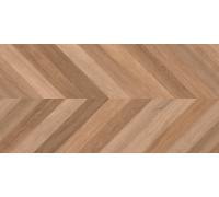 Wood Canarium Chevron M Керамогранит тёмно-бежевый 60х120 матовый карвинг