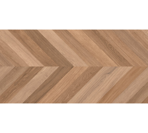 Wood Canarium Chevron M Керамогранит тёмно-бежевый 60х120 матовый карвинг