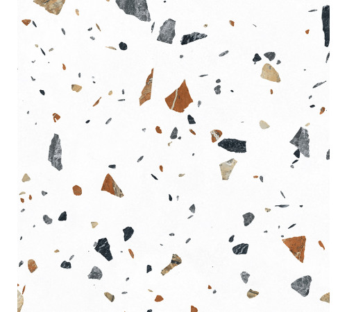 Terazzo Bianco Керамогранит цветной 60х60 матовый карвинг