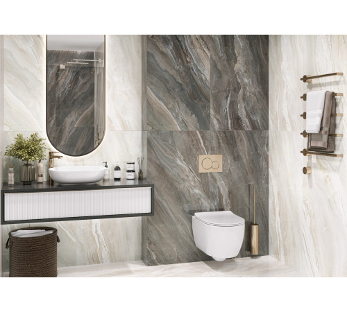Керамогранит LCM 60120ARI01P Argentina Crema 60x120 кремовый полированный под мрамор