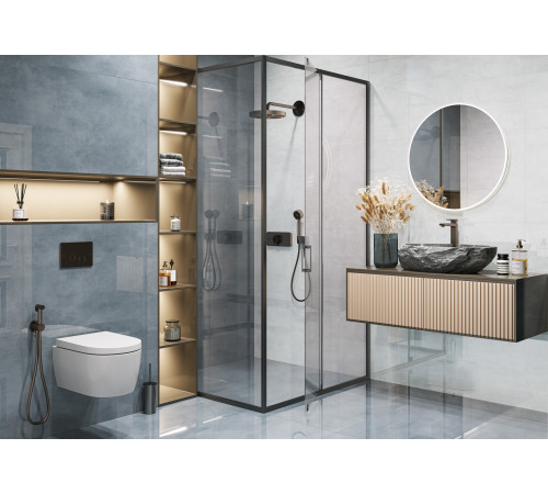 Керамогранит LCM 60120IRN25HG Айрон темно-серый / Iron Graphite 60×120