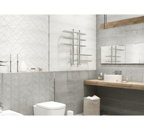 Плитка настенная Baffin Gray Light WT15BFN15R 246x740x9 Матовая