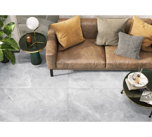 Керамогранит Alma Ceramica GFU6060BST07R Basalto Sugar 60x60 серый сахарный / противоскользящий под камень