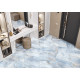 Керамогранит LCM 6060BLM06HG Blumarin 60x60 голубой суперполированный под оникс