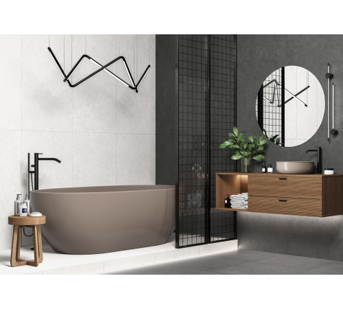 Керамогранит Alma Ceramica GFU60120BND70R Bond 60x120 серый матовый / противоскользящий под бетон